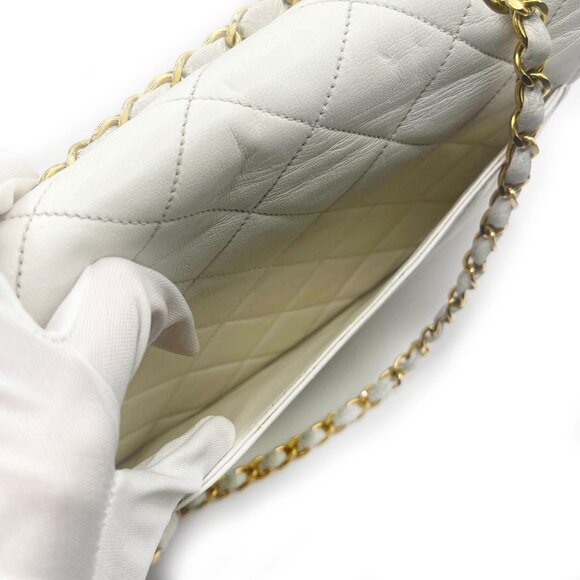 Authentic CHANEL CC 24K Paris Limited Double Flap Bag Lambskin Matelasse Chain - Picture 15 of 16